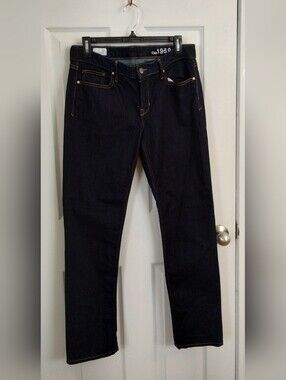 GAP Dark Indigo Straight Leg Jeans